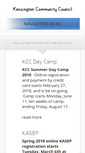 Mobile Screenshot of kensingtoncommunitycouncil.org