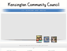 Tablet Screenshot of kensingtoncommunitycouncil.org